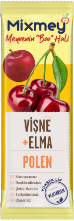 Mixmey Vişne + Elma + Polen Meyve Bar 25 G