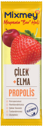 Mixmey Çilek + Elma + Propolis Meyve Bar 25 G