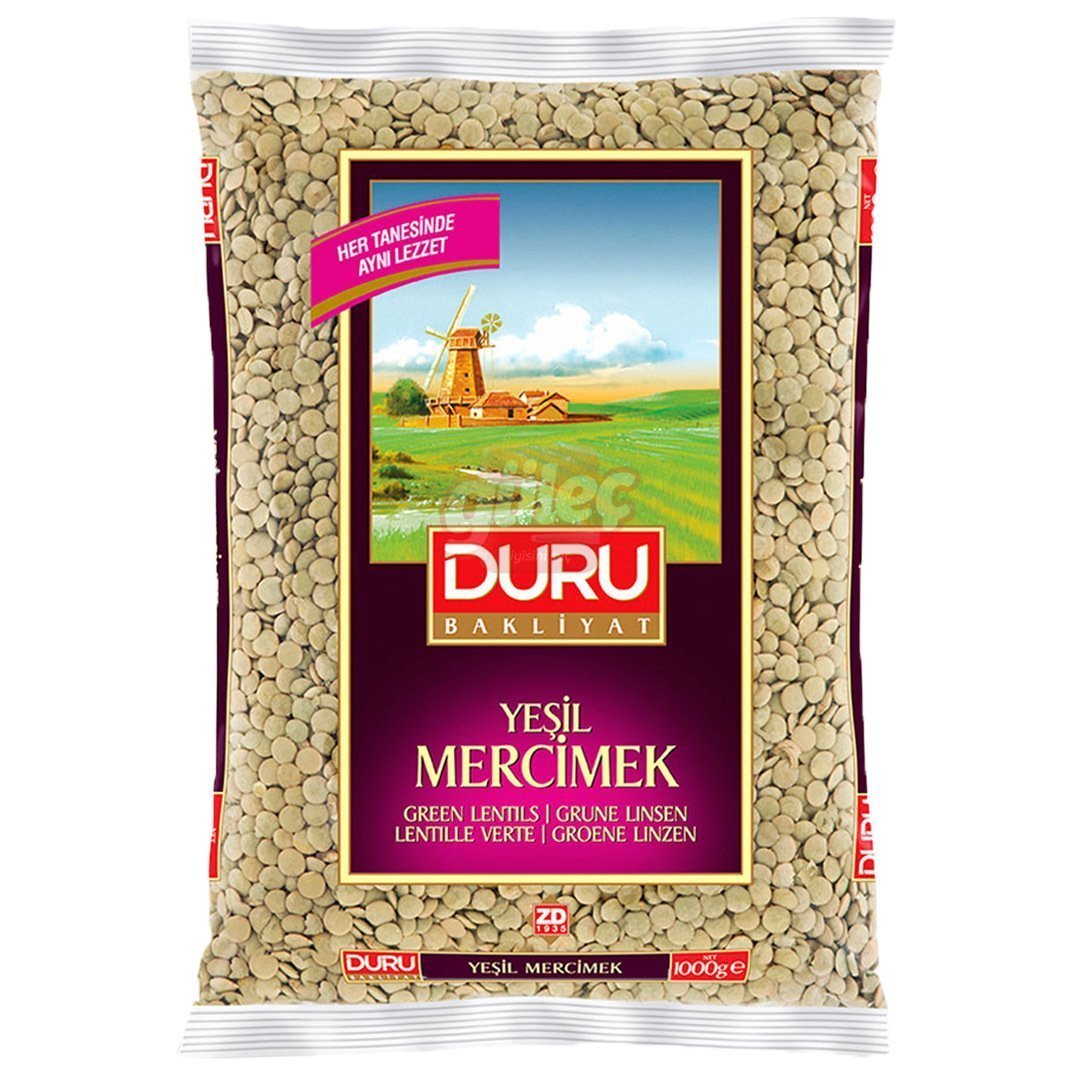 Duru Yeşil Mercimek 1 Kg