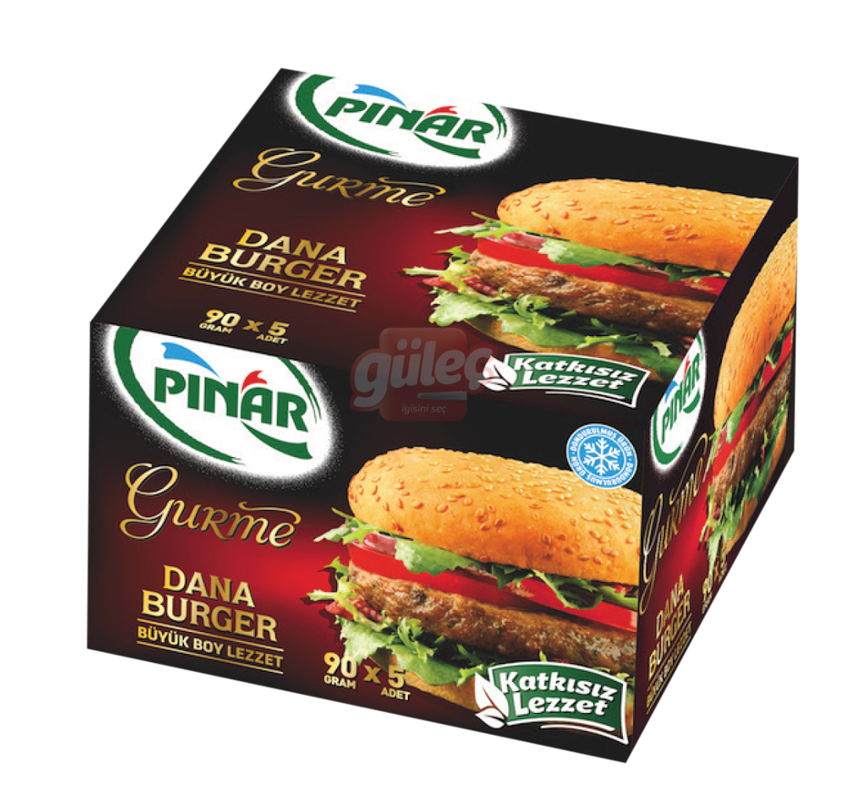 Pınar Gurme Dana Burger Köfte 450 G
