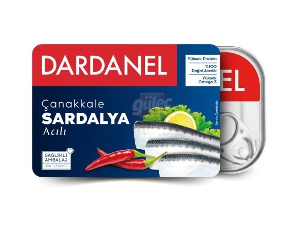 Dardanel Acılı Sardalya Balığı 100 G