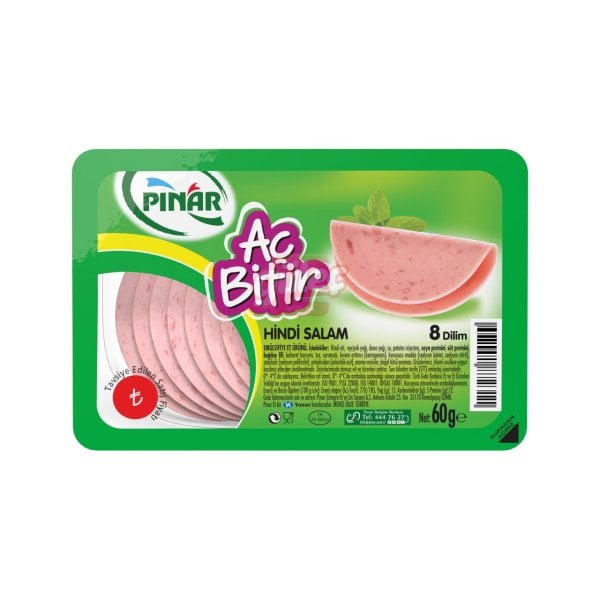 Pınar Aç Bitir Salam Dilimli 60 G