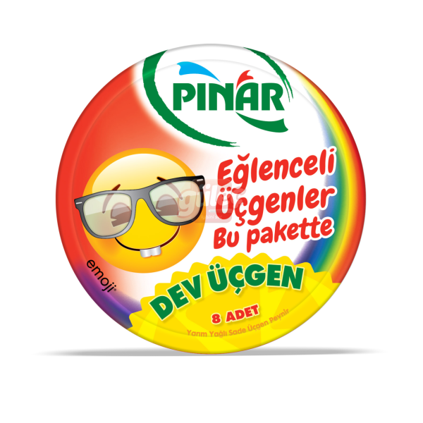 Pınar Yarım Yağlı Üçgen Peynir 8 x 25 G