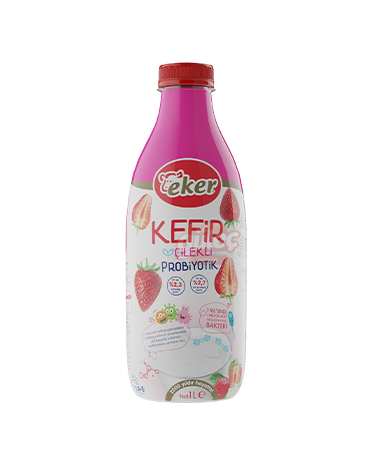 Eker Çilekli Kefir 1 L