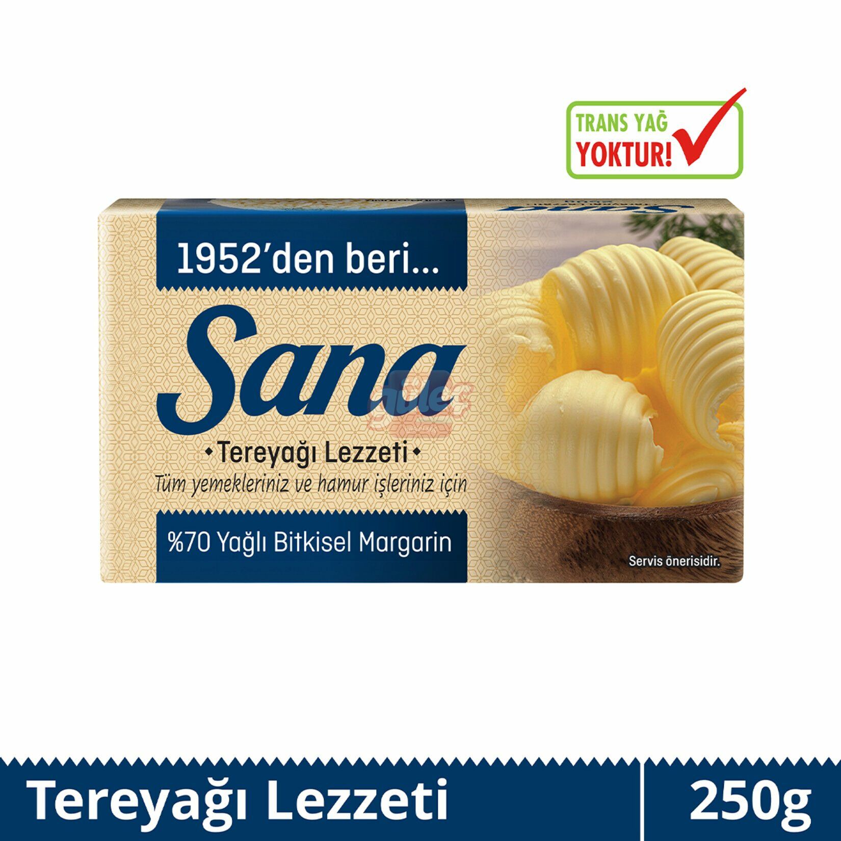 Sana Tereyağı Lezzeti Paket Margarin 250 G