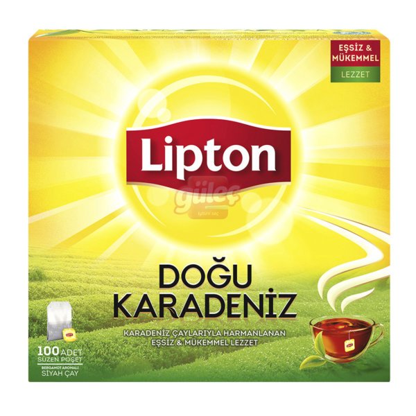 Lipton Doğu Karadeniz Bergamot Aromalı 100'lü Bardak Poşet Çay
