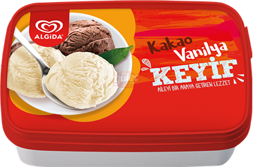 Algida Keyif Kakao-Vanilya Dondurma 750 Ml