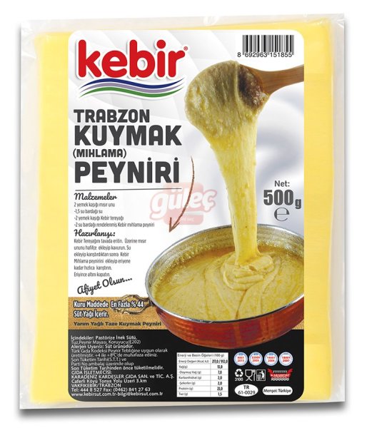 Kebir Trabzon Kuymak Peyniri 500 G