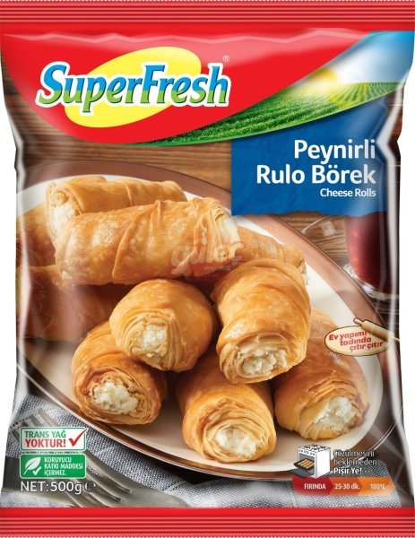 SuperFresh Peynirli Rulo Börek 500 G