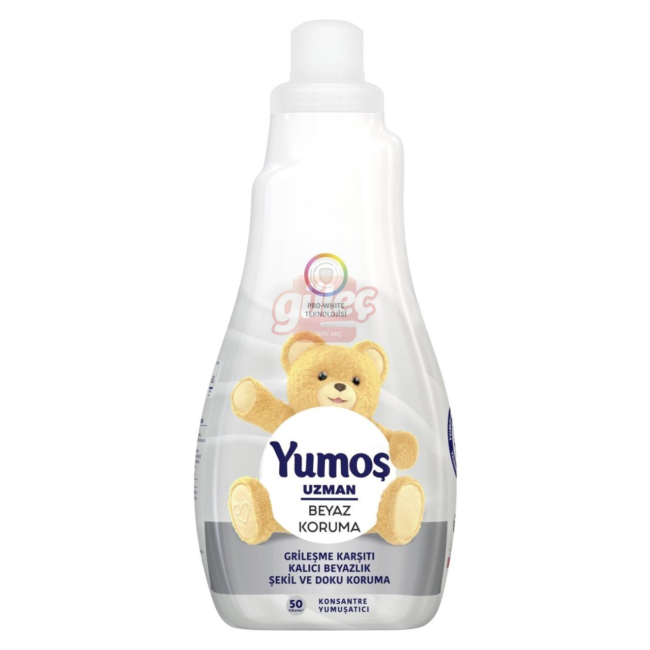 Yumoş Uzman Beyaz Koruma Konsantre Yumuşatıcı 1200 Ml