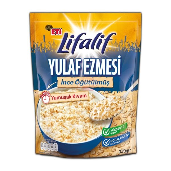 Eti Lifalif İnce Öğütülmüş Yulaf Ezmesi 350 G