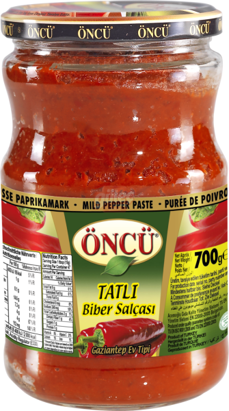 Öncü Tatlı Biber Salçası 700 G