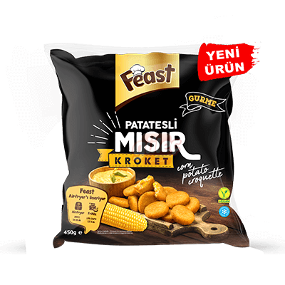 Feast Mısır Patates Kroket 450 G