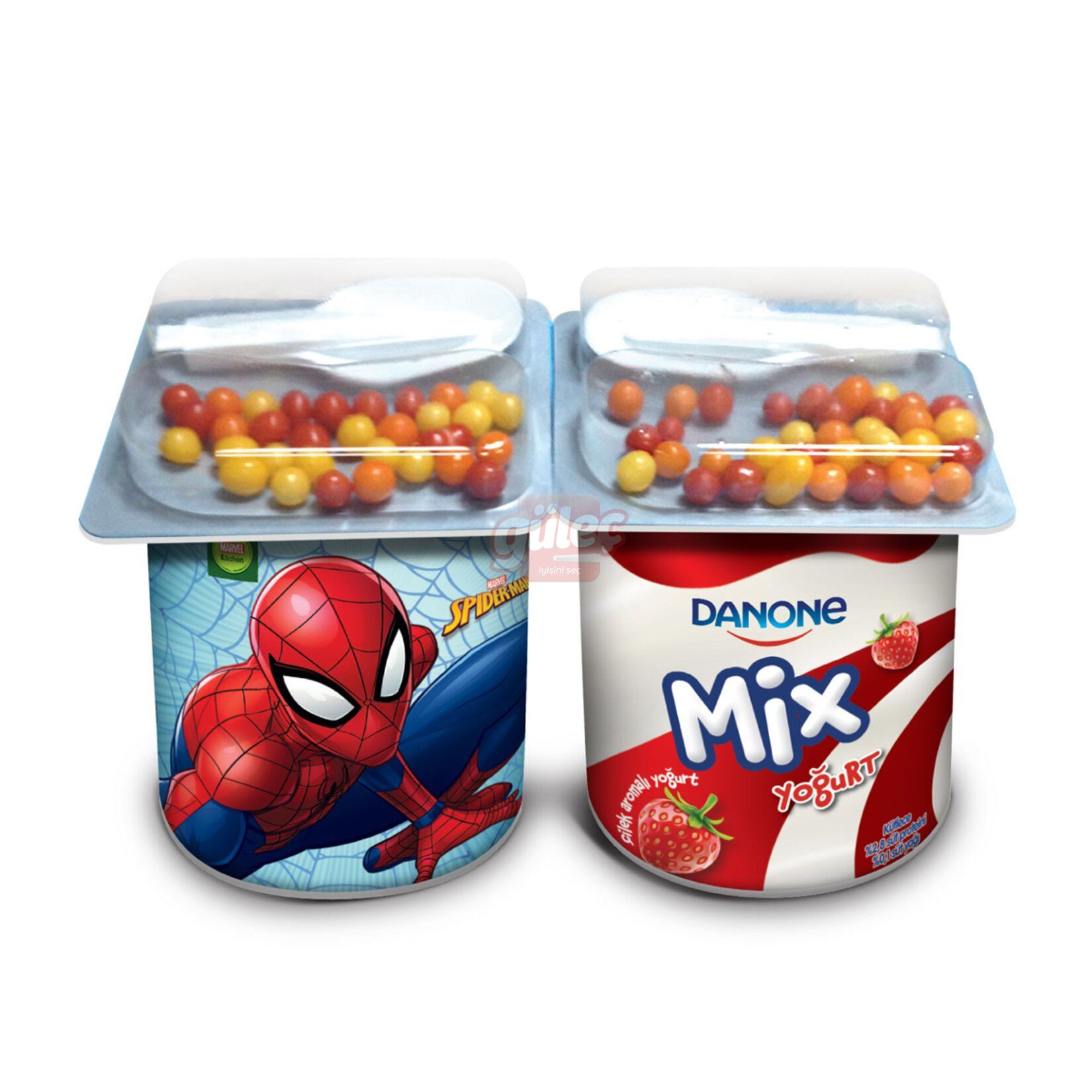 Danone Mix Çilekli Yoğurt 90 G