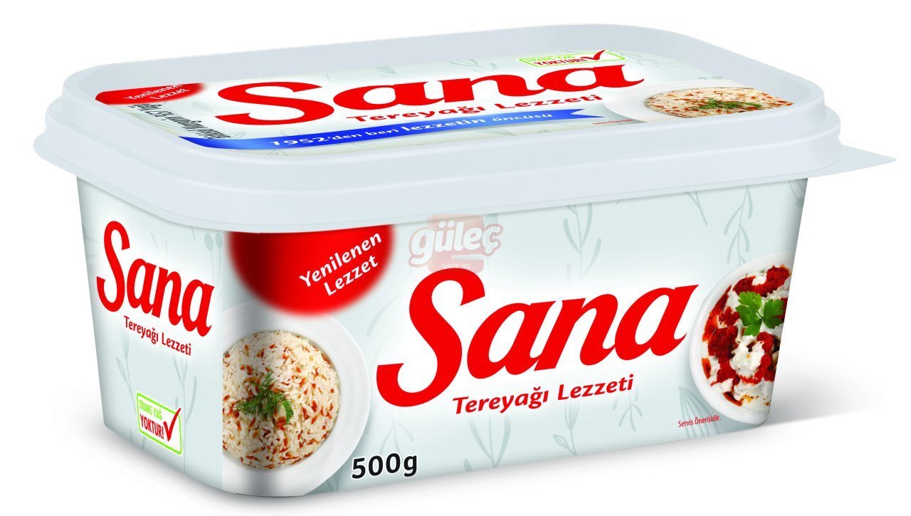 Sana Tereyağı Lezzeti Kase Margarin 500 G