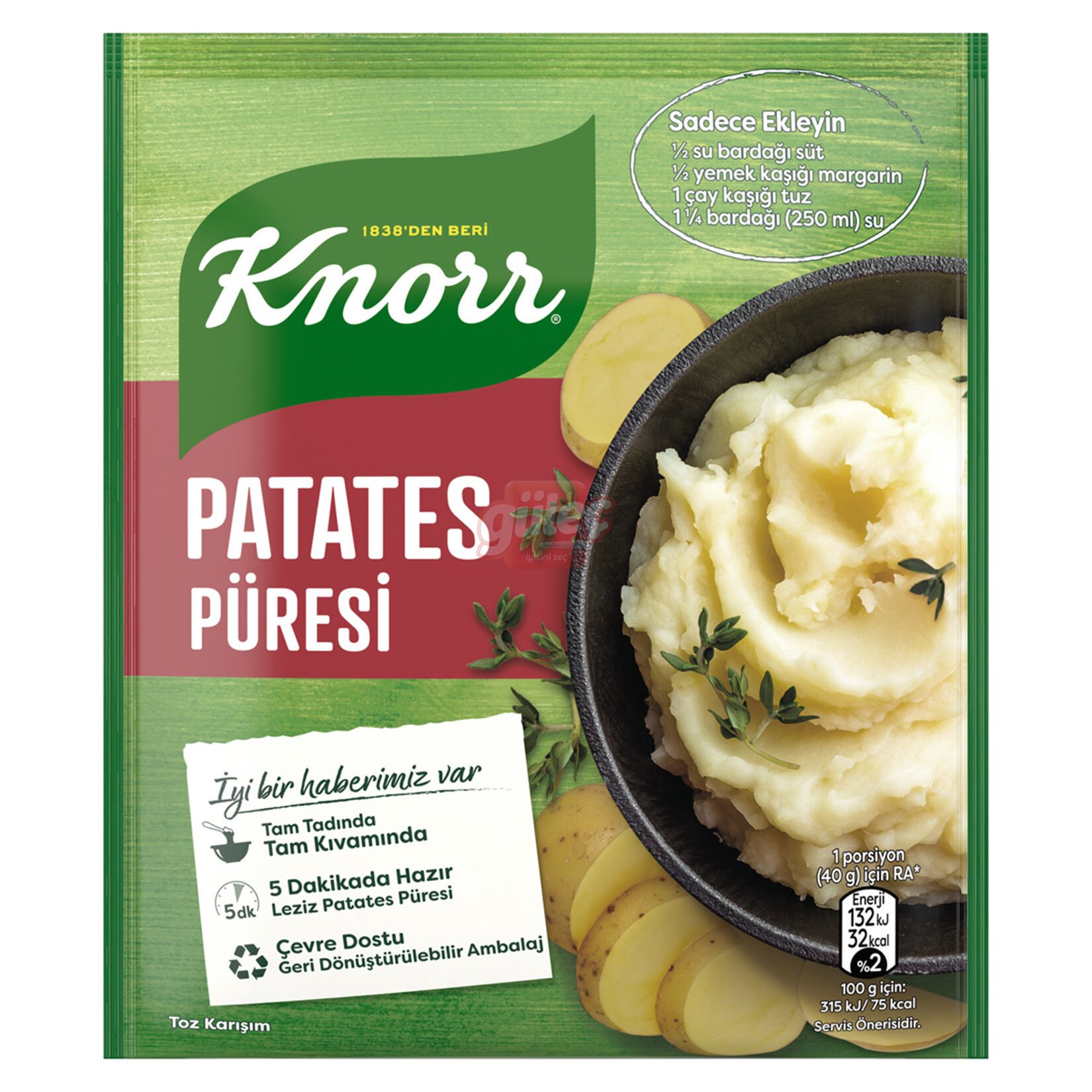 Knorr Patates Püresi 60 G