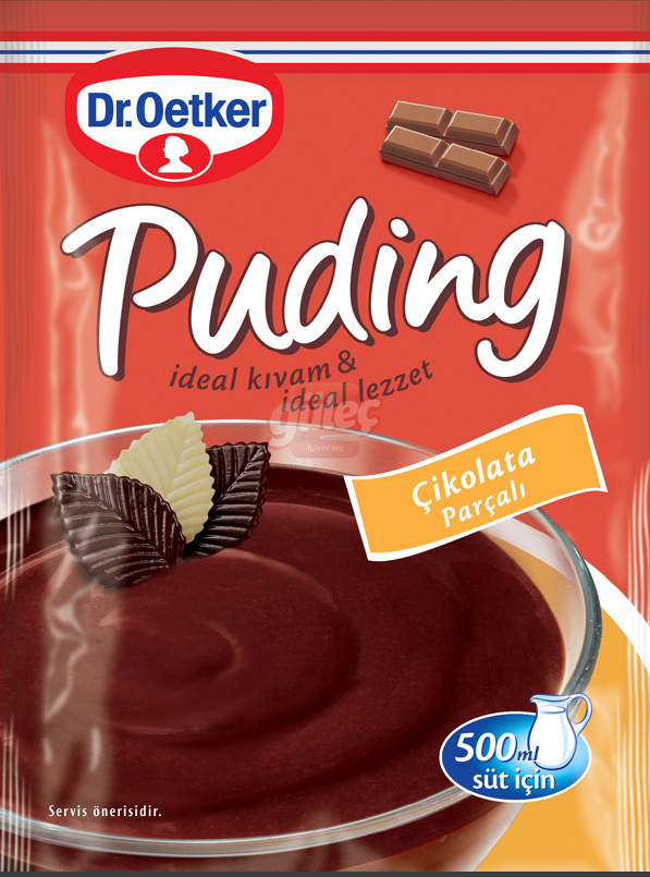 Dr.Oetker Çikolata Parçalı Puding 115 G