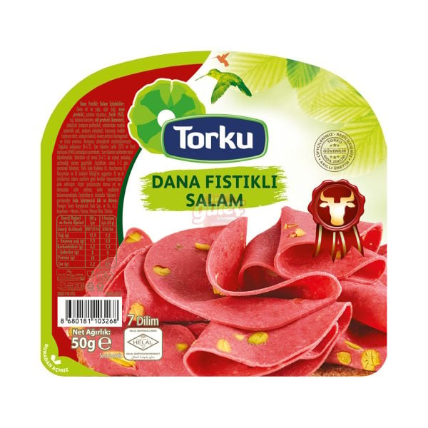 Torku Dana Dilimli Fıstıklı Salam 50 G