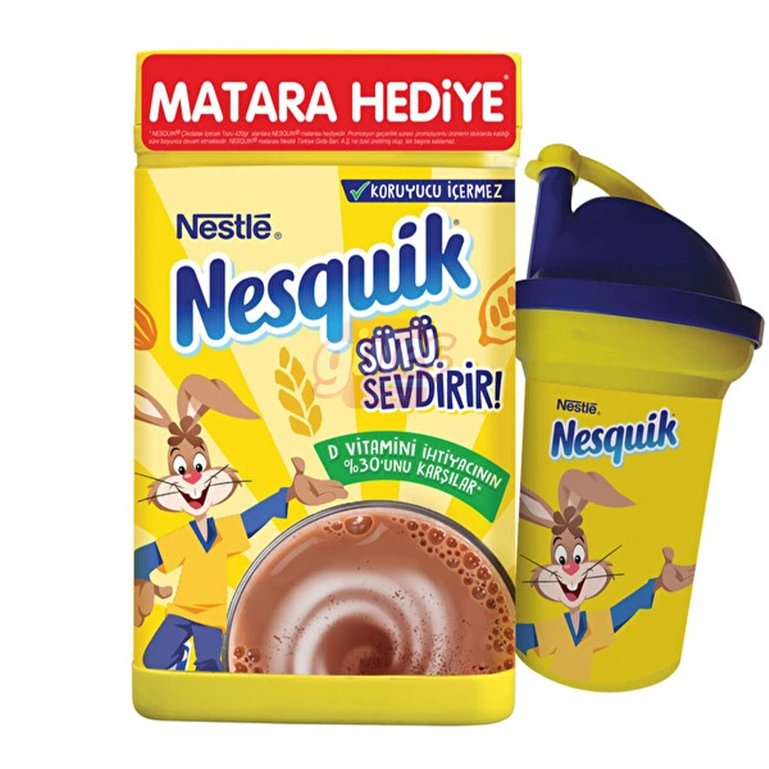 Nesquik Çikolatalı Toz 420 420 G (Matara Hediyeli)