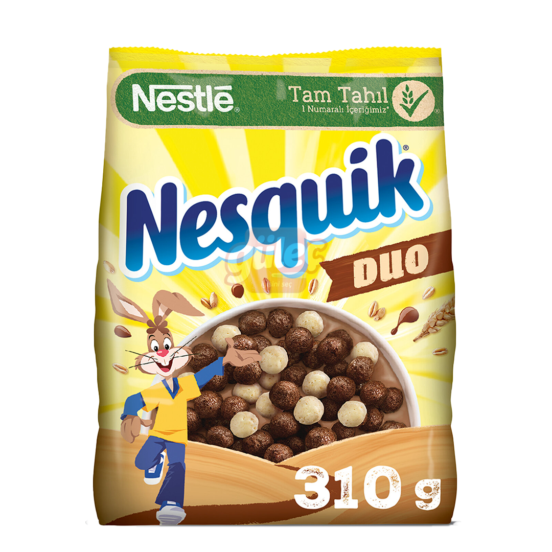Nesquik Duo Sütlü Kakaolu Mısır Gevreği 310 G