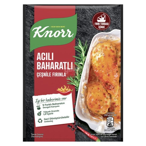 Knorr Acılı Baharatlı Tavuk Çeşni 31 G