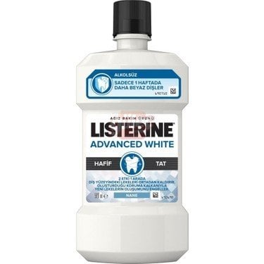 Listerine Advanced White Hafif Tat Ağız Bakım Suyu 250 Ml