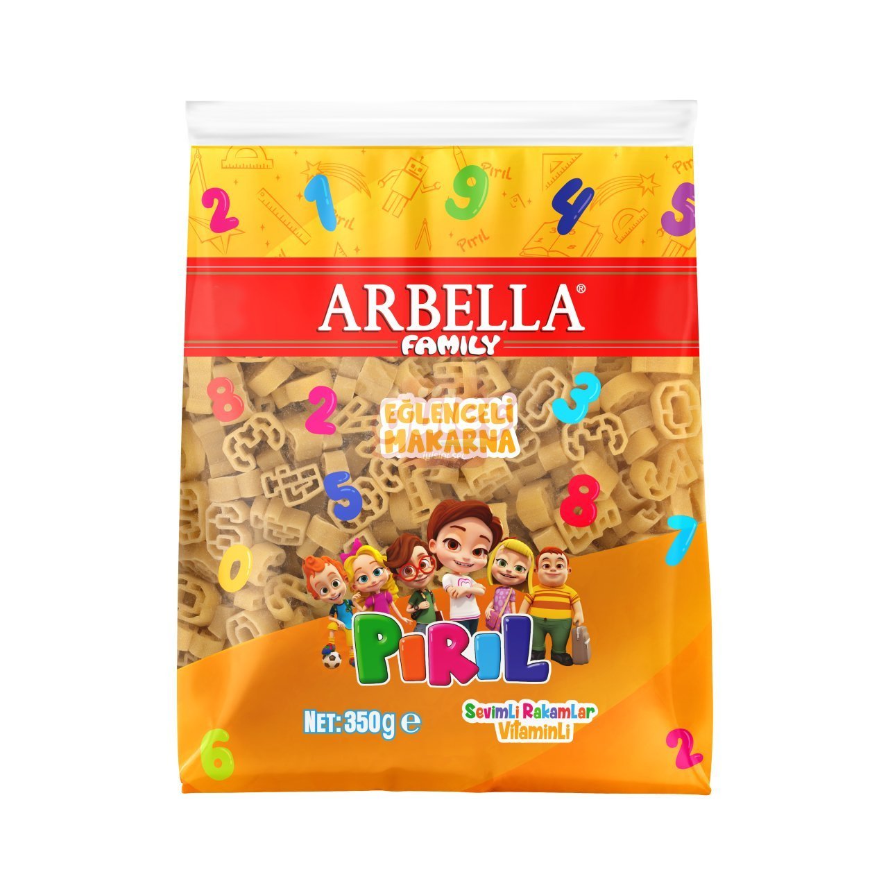 Arbella Family Vitaminli Eğlenceli Makarna 350 G