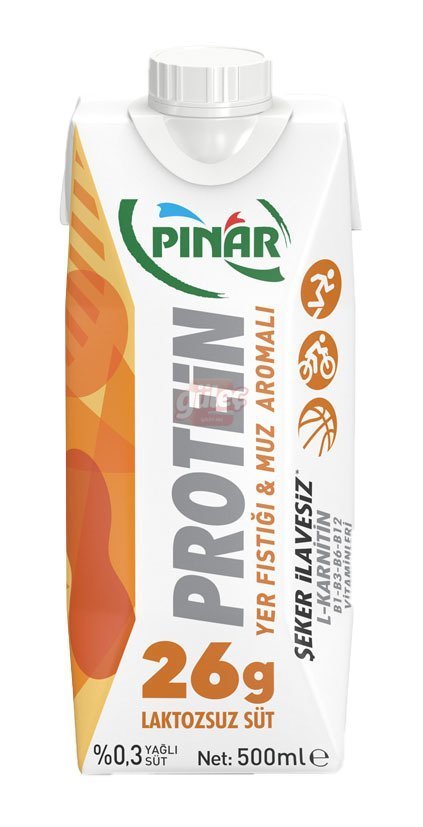Pınar Protein Muzlu Fıstıklı Süt 500 Ml