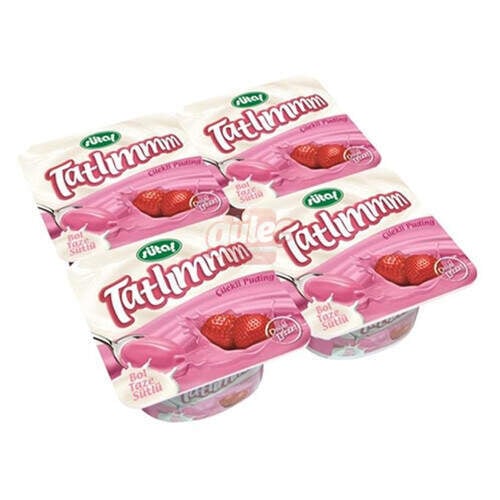 Sütaş Tatlım Çilekli Puding 4 x 65 G