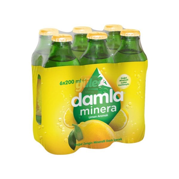 Damla Limonlu Soda 6x200 ML