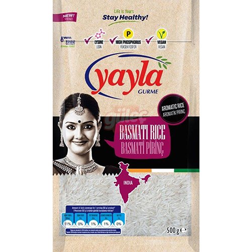 Yayla Gurme Basmati Pirinç 500 G