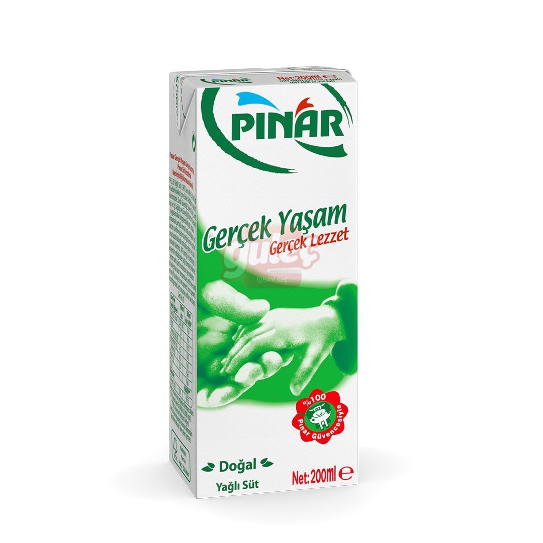 Pınar Tam Yağlı Süt 200 Ml