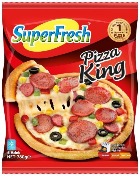 SuperFresh Pizza King 4lü Paket 780 G
