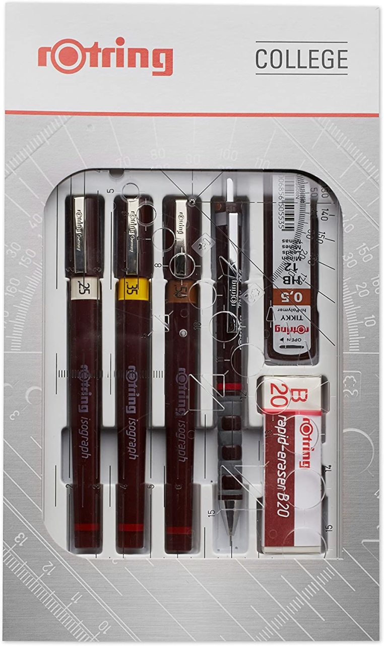 ROTRING S0699390 RAPIDOGRAPH COLLEGE TEXNİKİ RƏSM QƏLƏM DƏSTİ