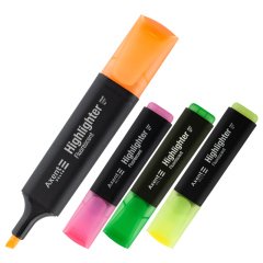AXENT / дельта-маркер 4 цвета фосфоресцирующие D250140
