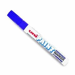 Uni-ball marker PX-20 PAINT ON BLUE