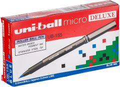 UNİ-BALL UB-155 DELUXE 0.5 ROLLER QƏLƏM MAVİ