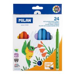 MİLAN 612324 FLOMASTER 24 RƏNG 0,75-3MM