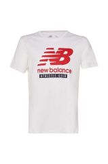 New Balance Erkek Günlük Tişört Beyaz MNT1205-WT