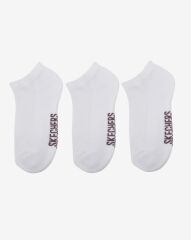 Skechers U 3 Pack Padded Low Cut Sock Unisex Beyaz Çorap S221512-100