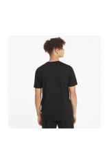 Puma Ess Logo Tee Erkek T-shirt Black 58666601