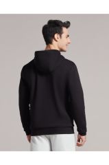 Skechers M 2xi-lock Arm Zipped Hoodie Erkek Siyah Sweatshirt S221022-001