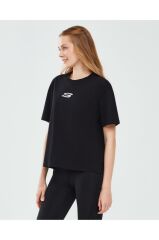 Skechers Graphic T-shirt W Short Sleeve Kadın Siyah Tshirt S241011-001