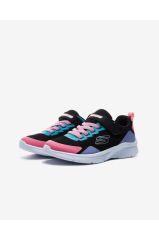 Skechers Microspec-Bright Retros Büyük Kız Çocuk Ayakkabı- 302348L BKMT