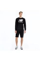 New Balance Erkek Sweatshirt Siyah MNC1105-BK