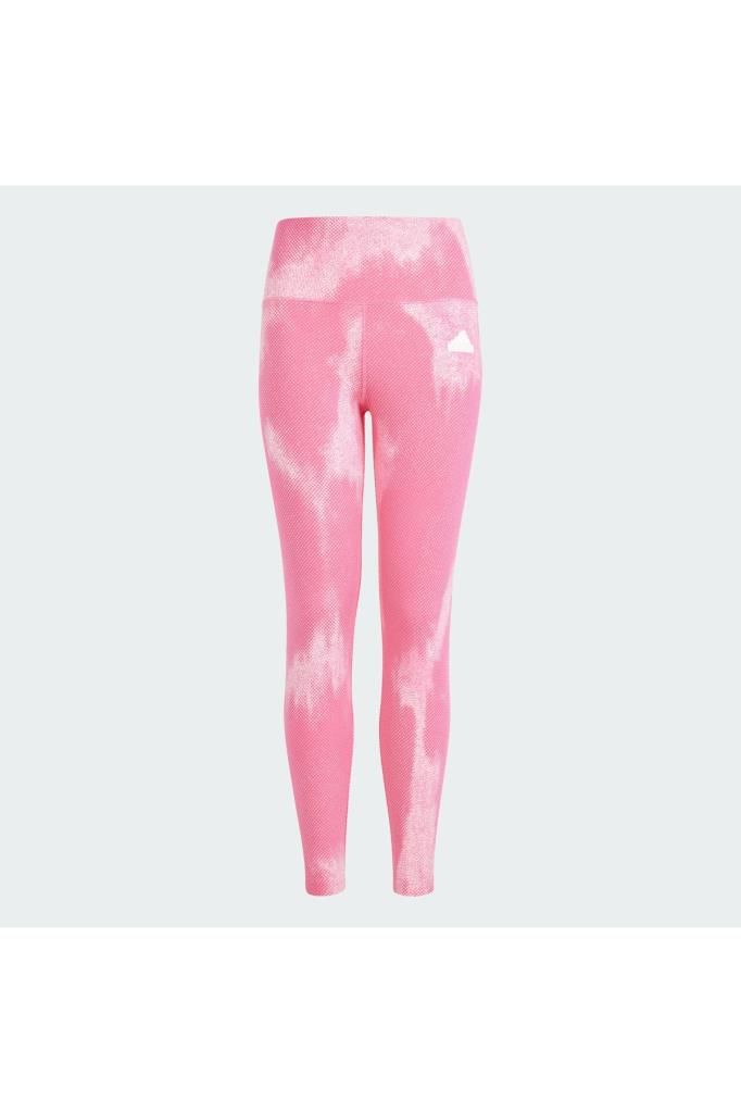 adidas IT9037 Future Icons Allover Print Cotton 7/8 Leggings - Pink