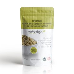 Naturiga Organik Kabuksuz Kenevir Tohumu 200 gr.