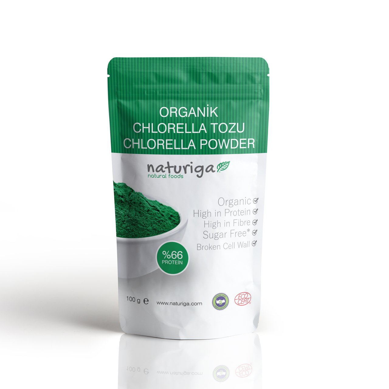 Naturiga Organik Chlorella (Klorella) Tozu