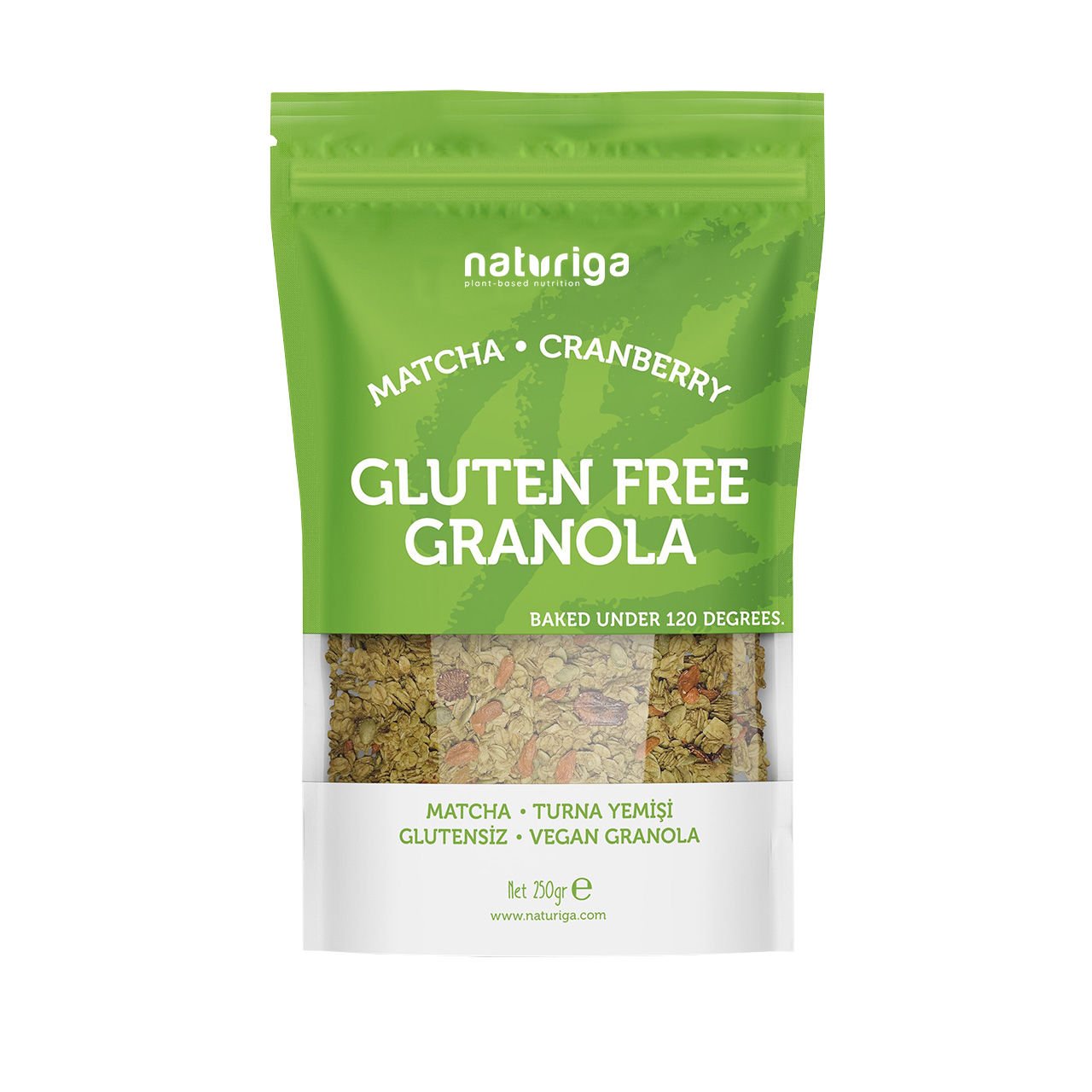 Glutensiz Matcha & Cranberry Granola(250gr)