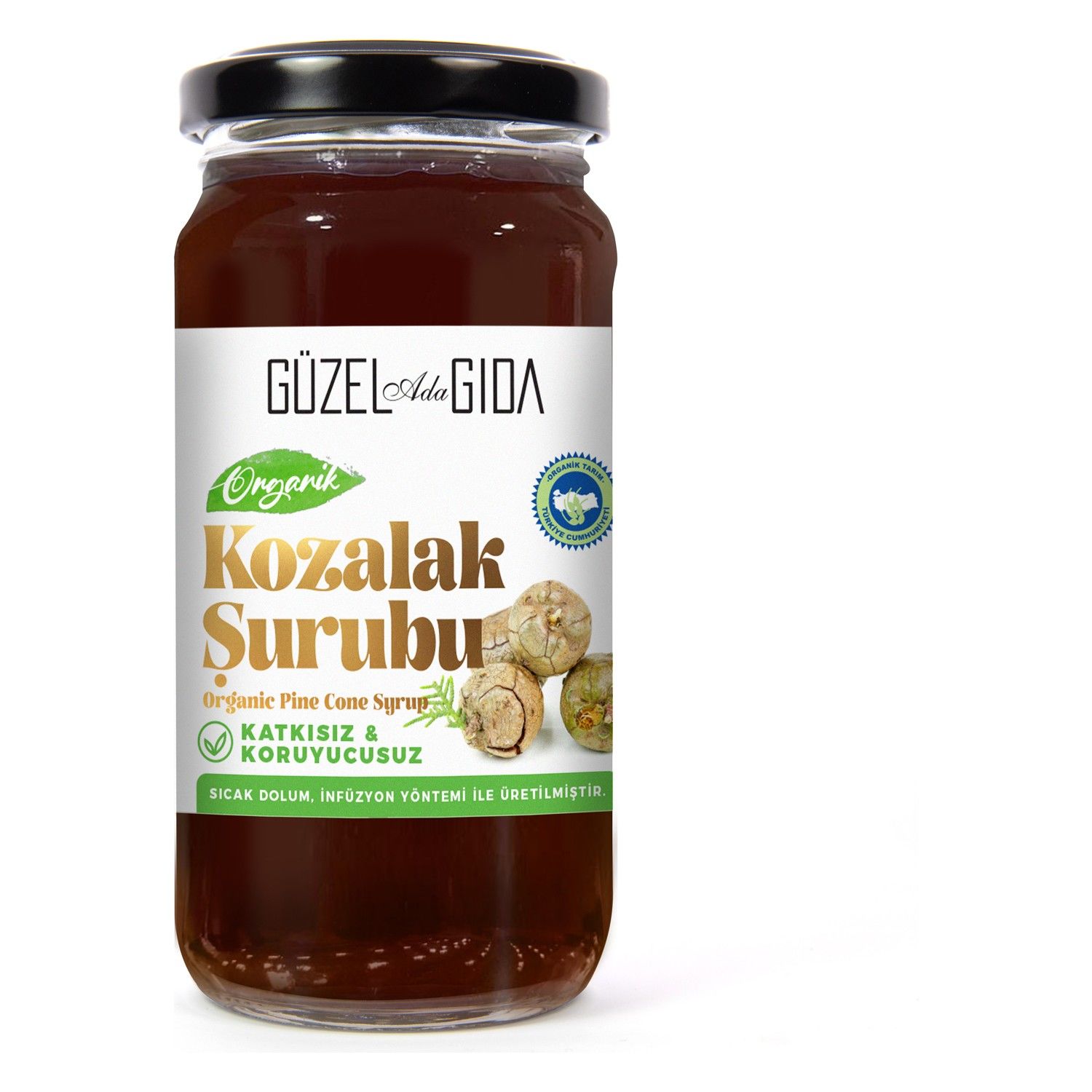 Organik Kozalak Şurubu 230 ml